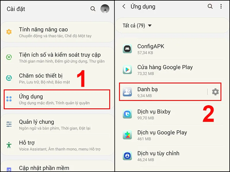 Cách khắc phục lỗi không lưu được danh bạ trên điện thoại Android