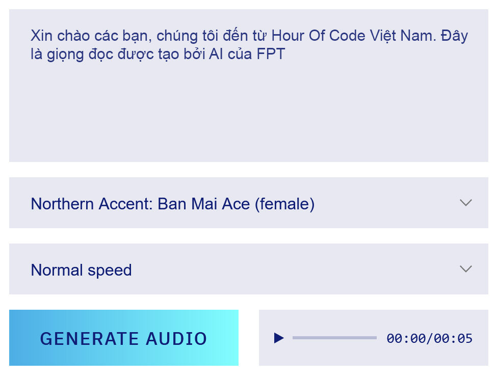 Giọng nói AI FPT