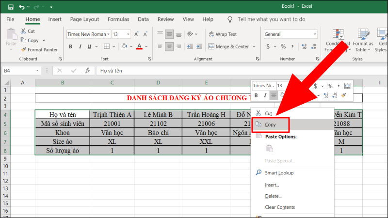 Hướng dẫn Excel