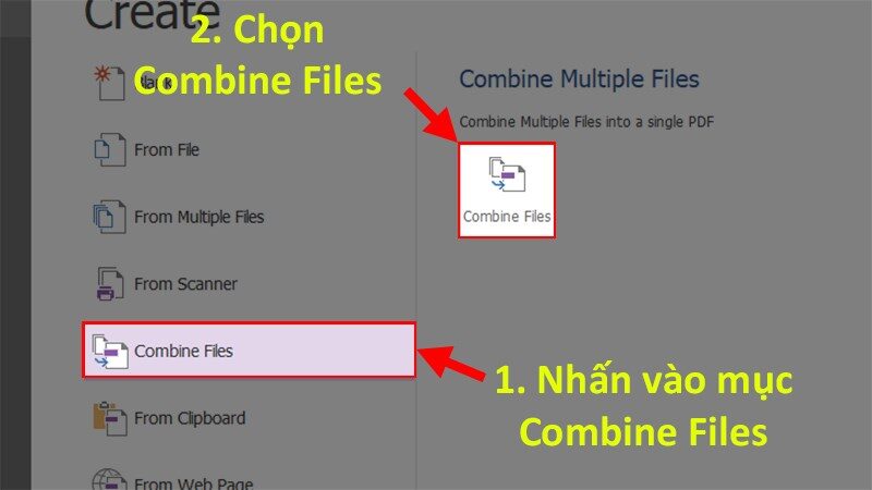 Hoàn tất ghép nối file PDF