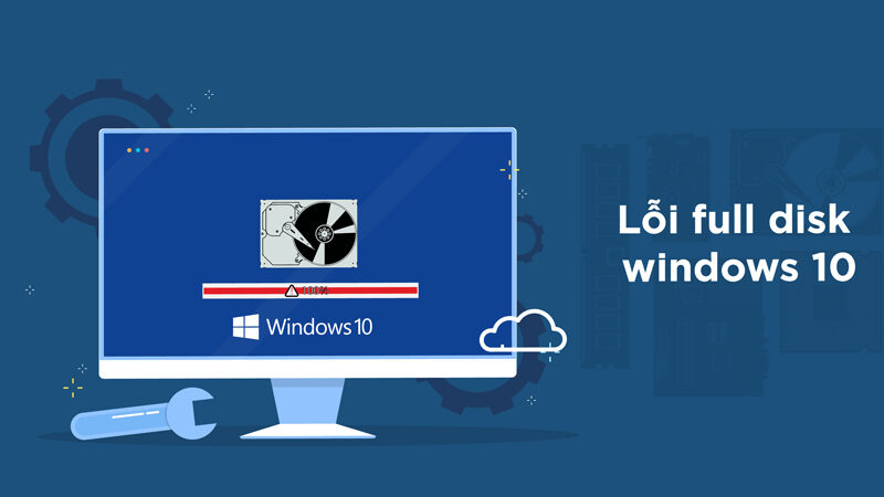 Lỗi Full Disk trên Windows 10